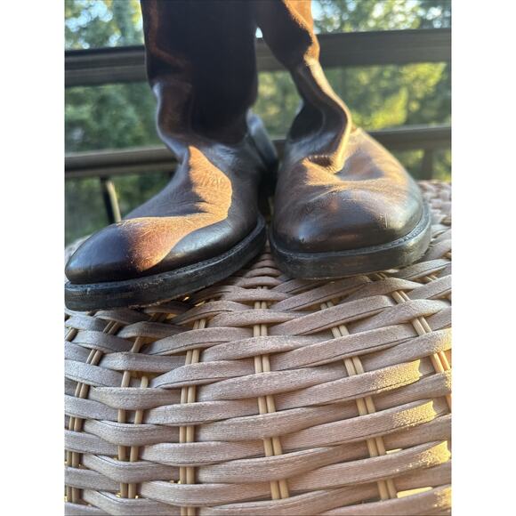 To Boot New York Adam Derrick Men’s 10 Leather Suede Calf Pull On Boots Brown - Picture 16 of 16